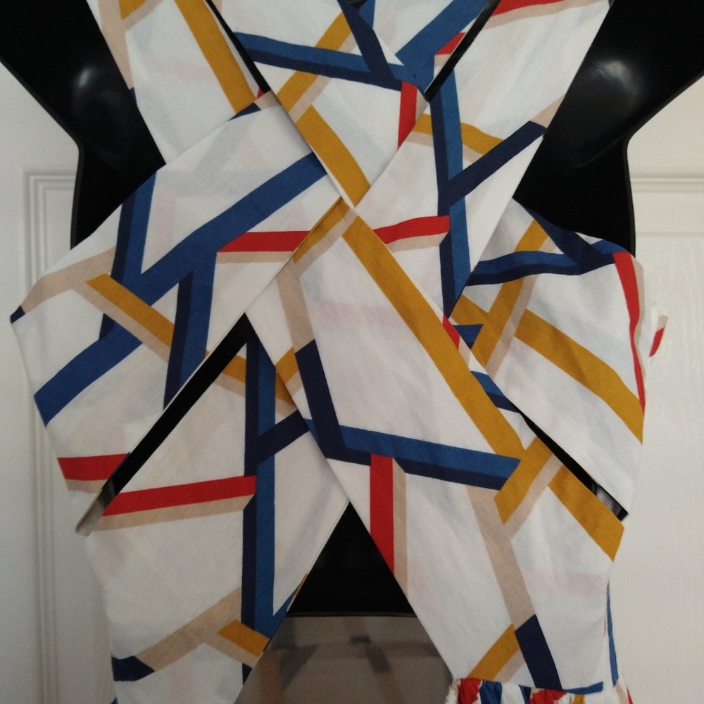 NWT TeeBerry & Weave Midi Dress with Criss Cross Cut Out Back Detail - Picture 4 of 5